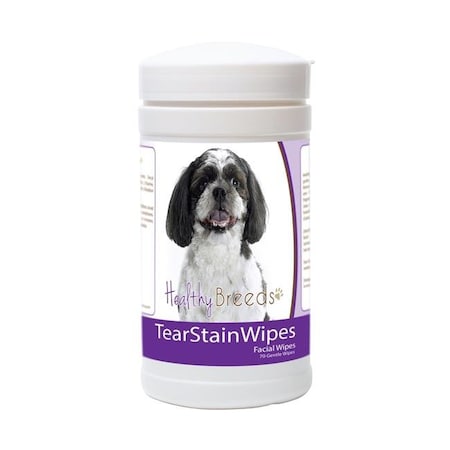 Healthy Breeds Healthy Breeds 840235179900 Shih-Poo Tear Stain Wipes - 70 Count 840235179900